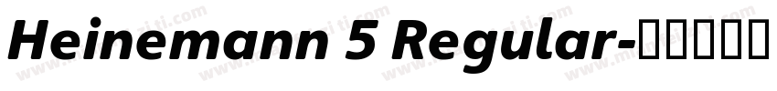 Heinemann 5 Regular字体转换